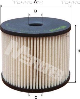 Топливный фильтр MFilter для Fiat Ulysse I 1999-2002. Артикул DE 3119
