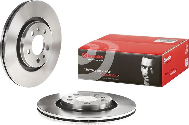 Тормозной диск Brembo PRIME LINE передний для Audi A3 I (8L) 1996-2003. Артикул 09.7012.14