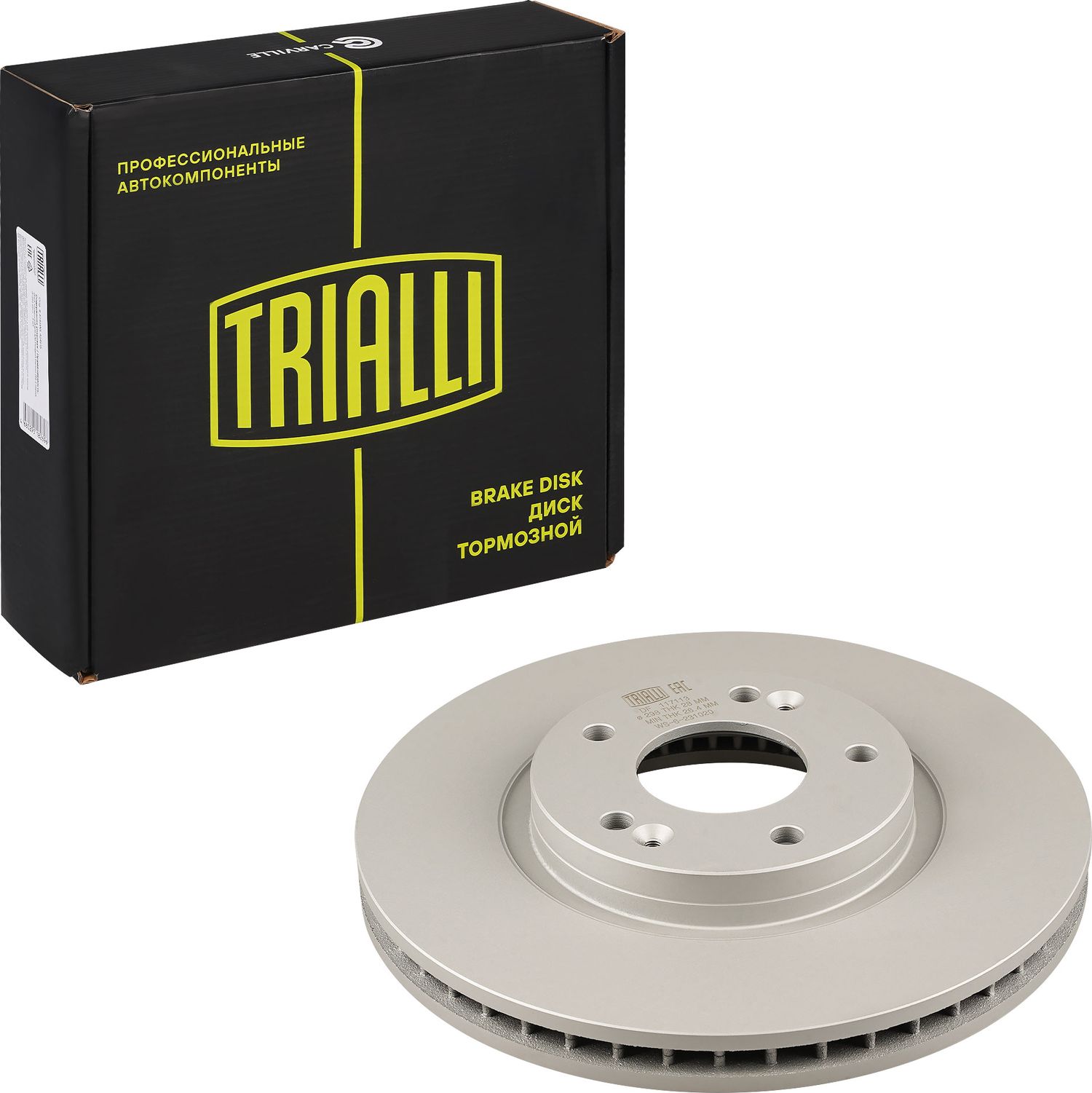 Тормозной диск Trialli. Артикул DF 117113