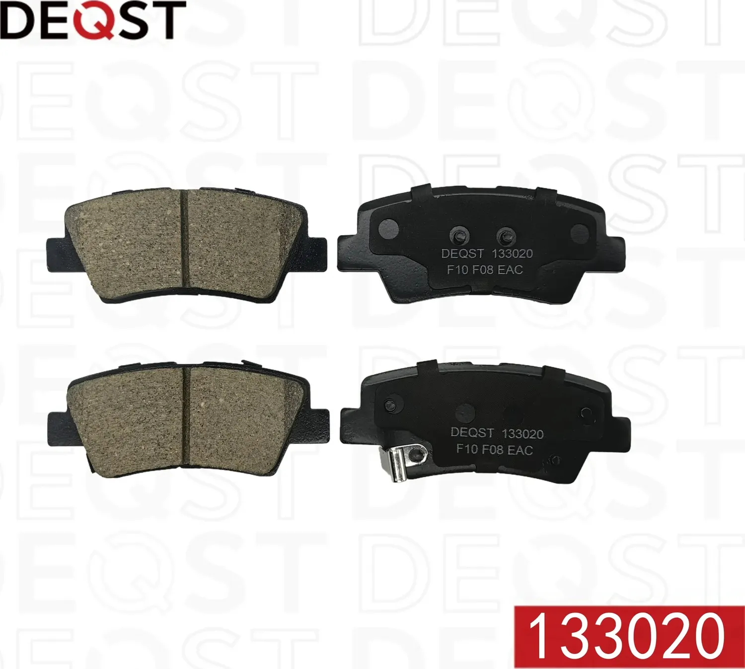 133020 DEQST Колодки тормозные Geely Atlas Pro (19-)задние керамические. Артикул 133020