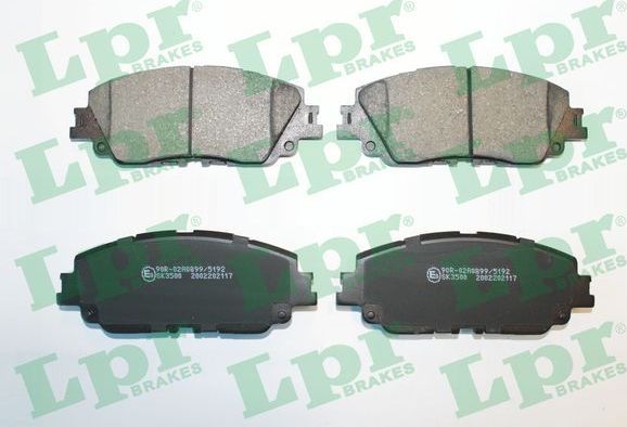 Тормозные колодки LPR. Артикул 05P2117