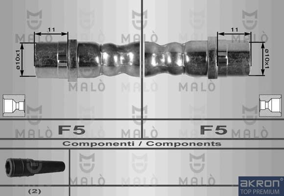 Тормозной шланг Malò. Артикул 8035