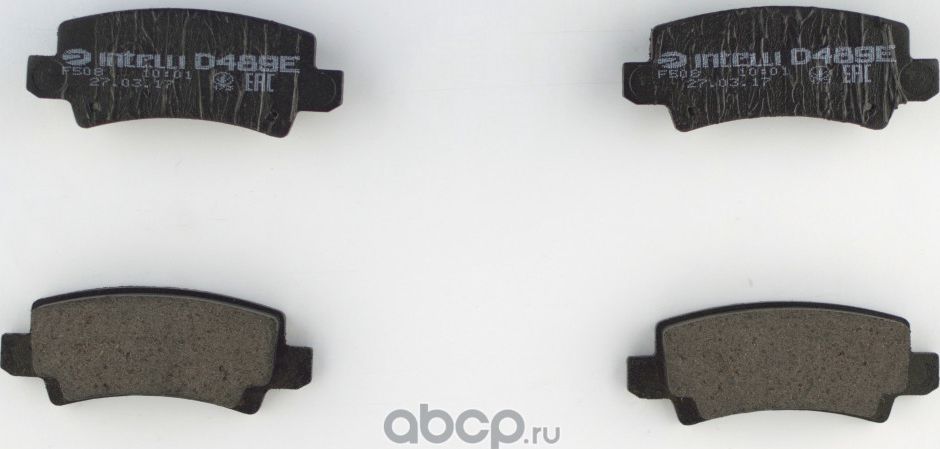 Колодки тормозные (Intelli). Артикул D489E