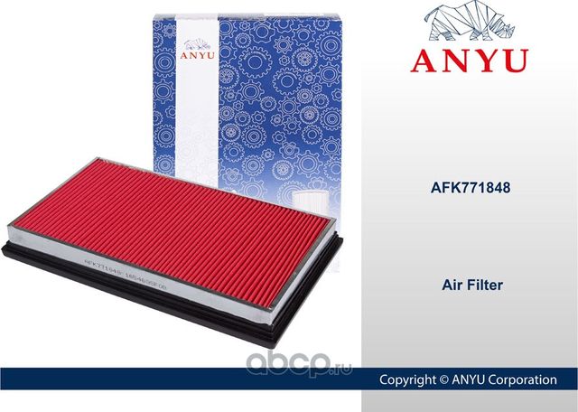 Фильтр воздушный (Anyu). Артикул AFK771848