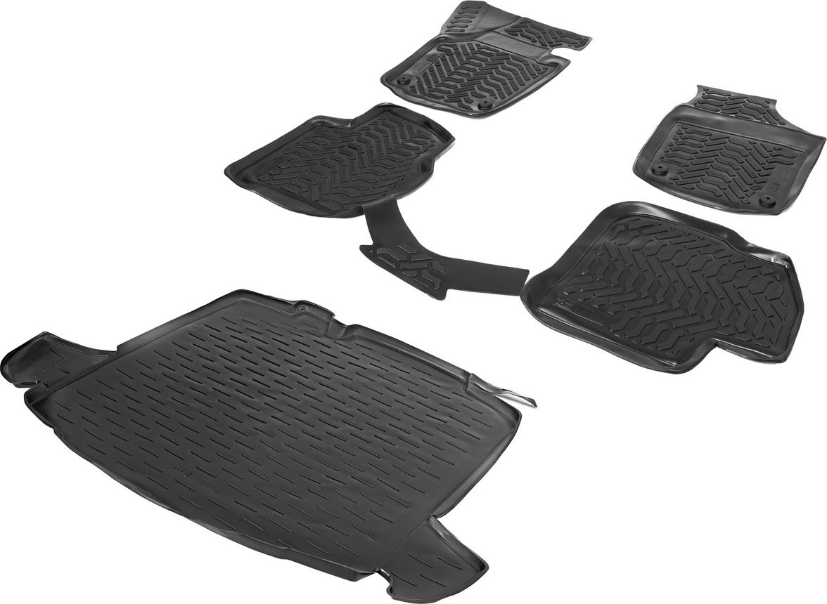 Коврики AutoFlex для салона и багажника Skoda Rapid II лифтбек 2020-2026. Артикул K9510101-2