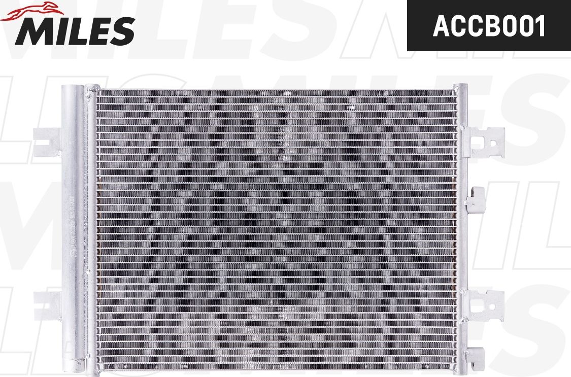 Радиатор кондиционера (конденсатор) Miles (алюминий). Артикул ACCB001