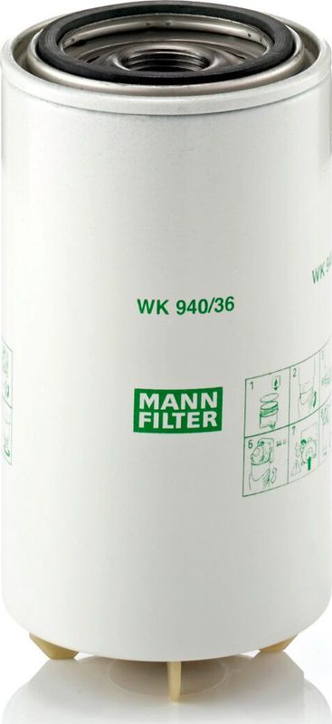 Топливный фильтр Mann-Filter. Артикул WK 940/36 x