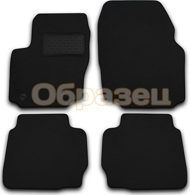 Коврики KVEST 3D для салона Mazda CX-9 II 2017-2026. Артикул KVEST3D3331210k.01