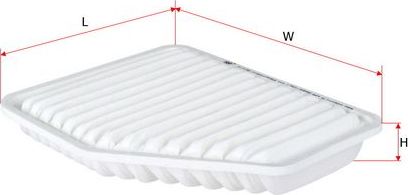 Воздушный фильтр Sakura. Артикул A-1190