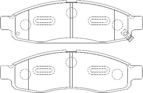 Тормозные колодки FIT. Артикул FP1015