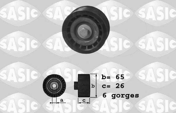 Направляющий (ведущий) ролик приводного поликлинового ремня Sasic. Артикул 1620054