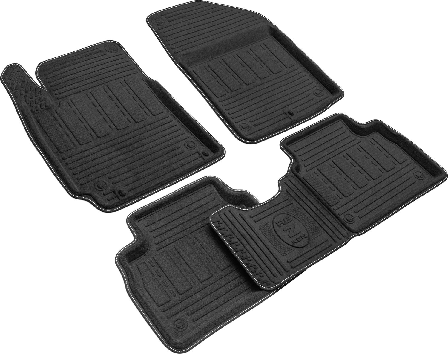 Коврики Rezkon 3D Evaplast для салона Hyundai Elantra VI 2015-2020. Артикул 4520015400