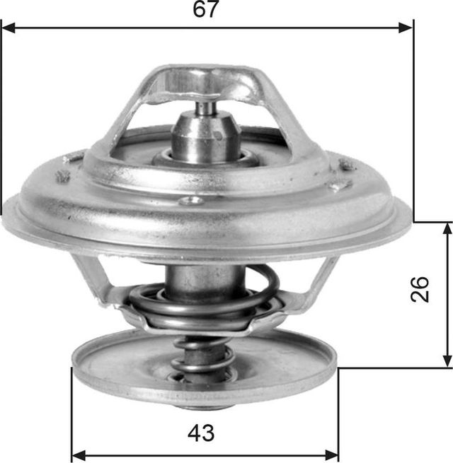Термостат Gates для Lancia Thema I 1984-1992. Артикул TH01982G1