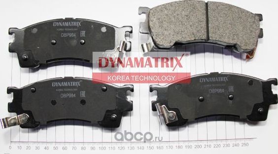 Колодки тормозные (Dynamatrix-Korea) Dynamatrix-Korea. Артикул DBP984