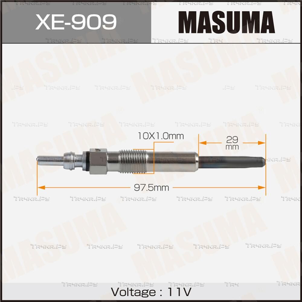 Свеча накаливания MASUMA DG-109 / AWX (1/10/100). Артикул XE909