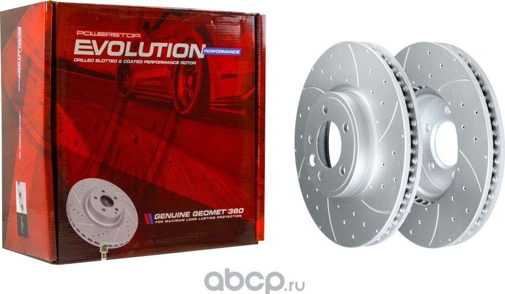 ДИСК ТОРМОЗНОЙ ПЕРЕДНИЙ Land Rover Defender 2020+  (Powerstop). Артикул EBR1690