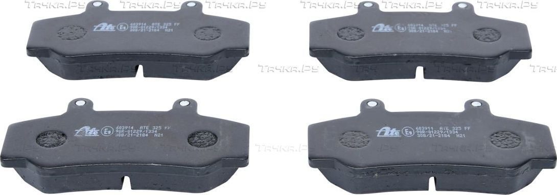 Тормозные колодки ATE передние для Volvo 760 1984-1992. Артикул 13.0460-3914.2