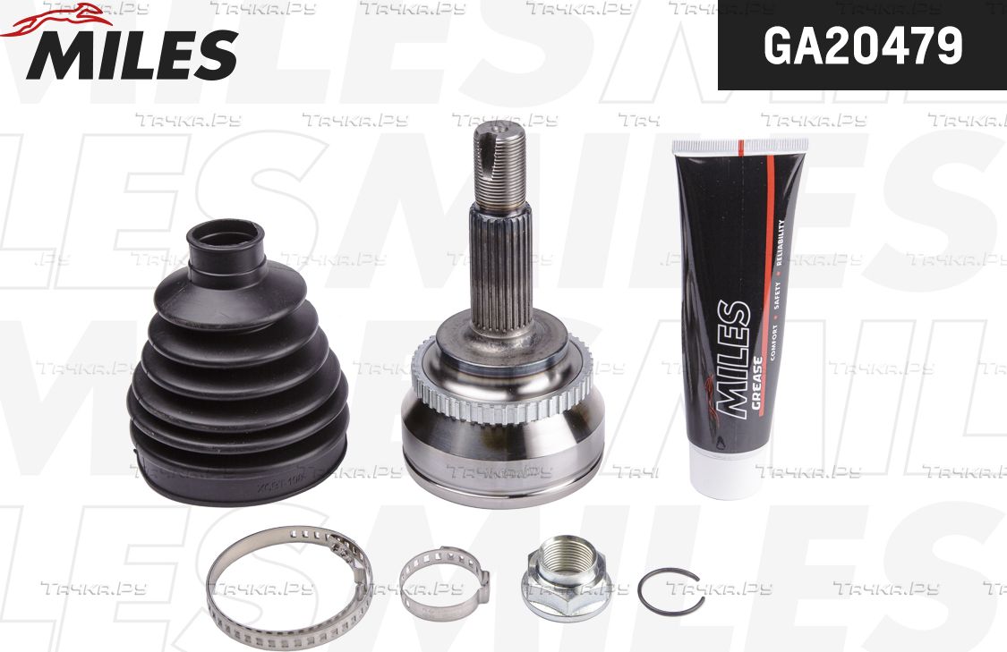 Шрус наружный (граната) Miles для Toyota Corolla E120, E130 2002-2007. Артикул GA20479