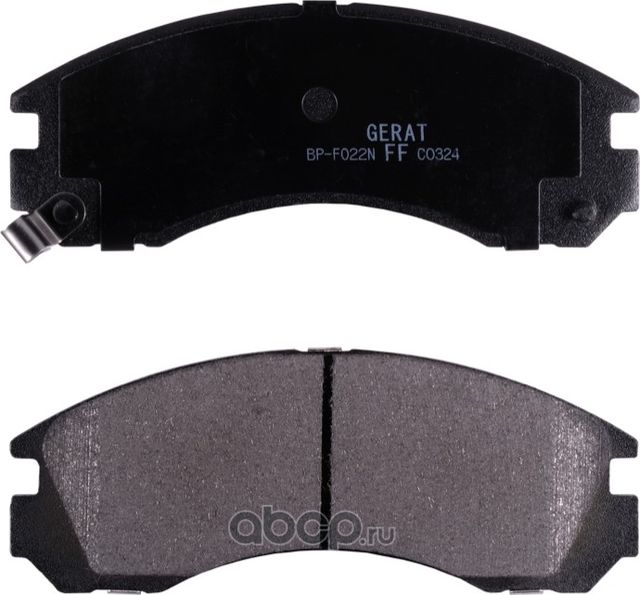 Тормозные колодки Gerat BP-F022N (передние) Normal Gerat. Артикул BPF022N