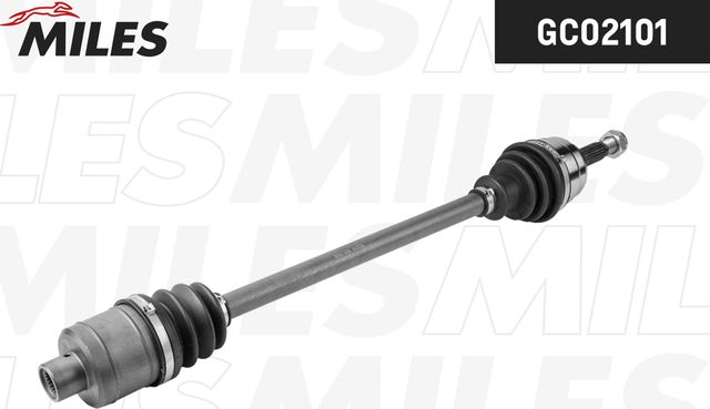 Полуось (привод в сборе, приводной вал) Miles правая для Renault 19 I 1988-1993. Артикул GC02101