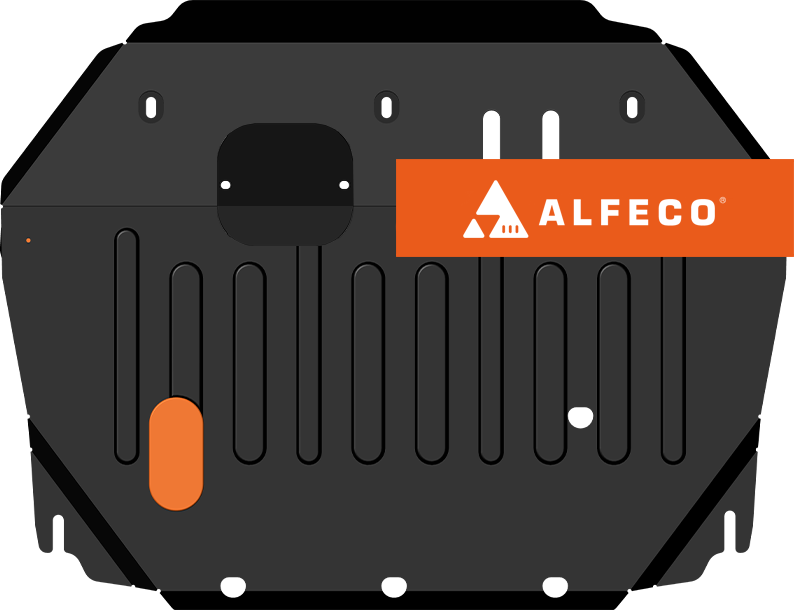 Защита Alfeco для картера и КПП Jac S3 2014-2026. Артикул ALF.56.01