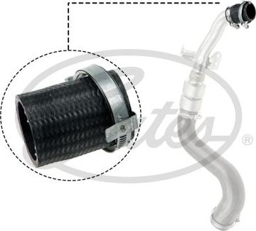 Патрубок интеркулера Gates правый для Land Rover Range Rover III 2006-2012. Артикул 09-0579