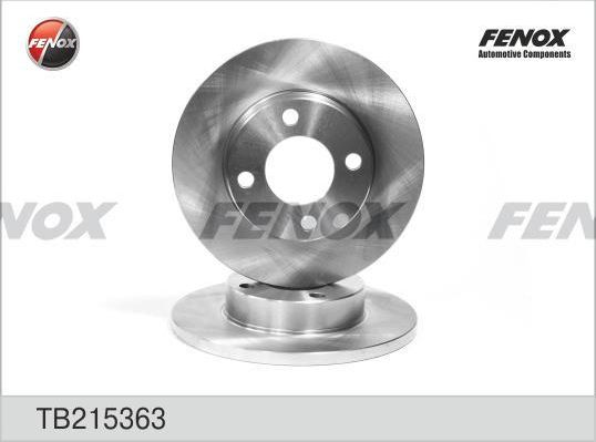 Тормозной диск Fenox. Артикул TB215363