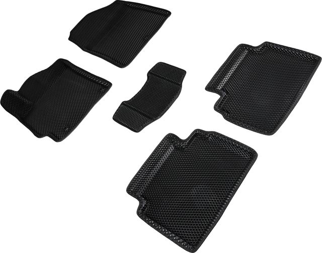 Коврики Seintex 3D EVA Ромб для салона Hyundai Elantra V 2011-2015 ЧЕРНЫЕ. Артикул 95283