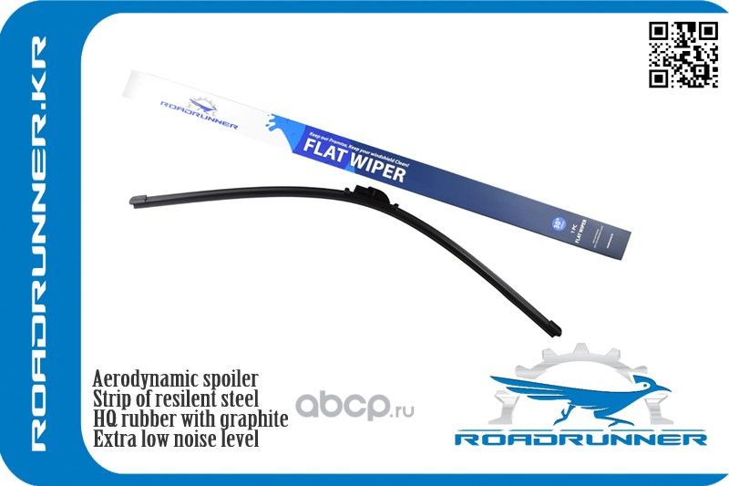 Щетка стеклоочистителя бескаркасная 750 мм (Roadrunner). Артикул RR750F3