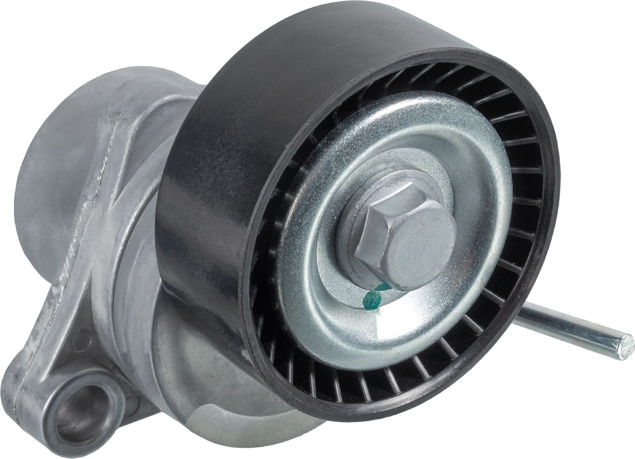 Натяжной ролик (натяжитель) приводного клинового зубчатого ремня SWAG (алюминий). Артикул 62 93 1076