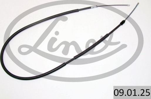 Трос ручника (тросик ручного тормоза) Linex. Артикул 09.01.25