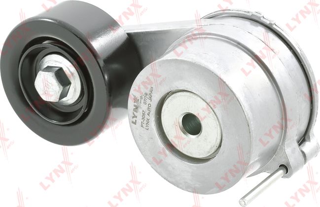 Натяжной ролик (натяжитель) приводного клинового зубчатого ремня LYNXauto. Артикул PT-3057