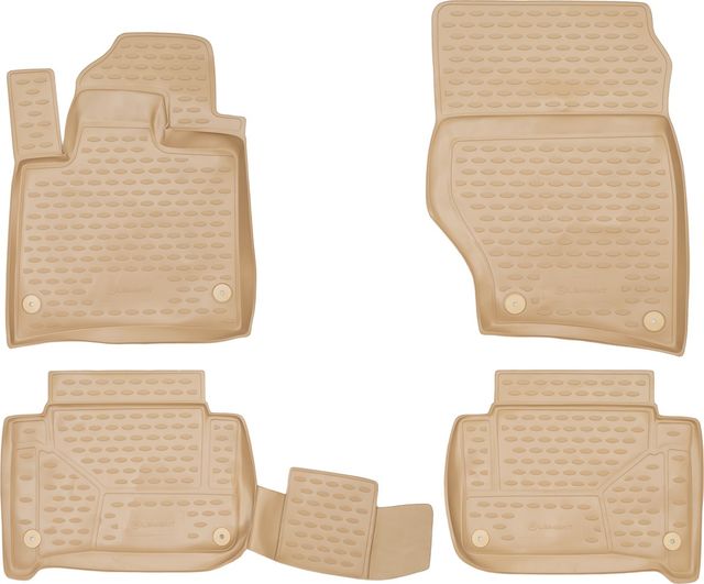 Коврики Element для салона Audi Q7 I 2006-2014 БЕЖЕВЫЕ. Артикул NLC.04.16.212k