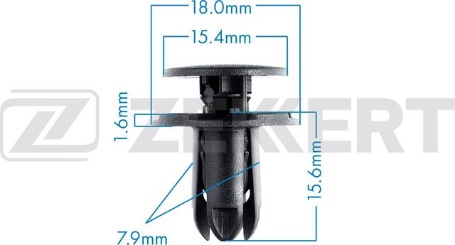 Клипса Zekkert. Артикул BE-2769