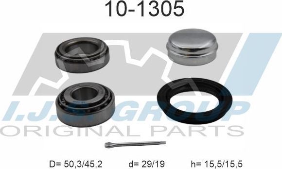 Ступичный подшипник (комплект) IJS Group. Артикул 10-1305