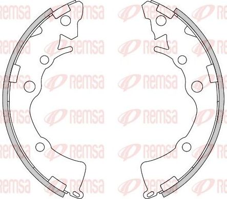 Тормозные колодки Remsa. Артикул 4271.00