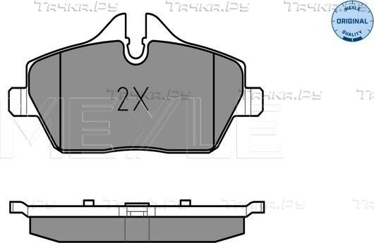Тормозные колодки Meyle Original передние для MINI Roadster R59 2011-2015. Артикул 025 239 1517
