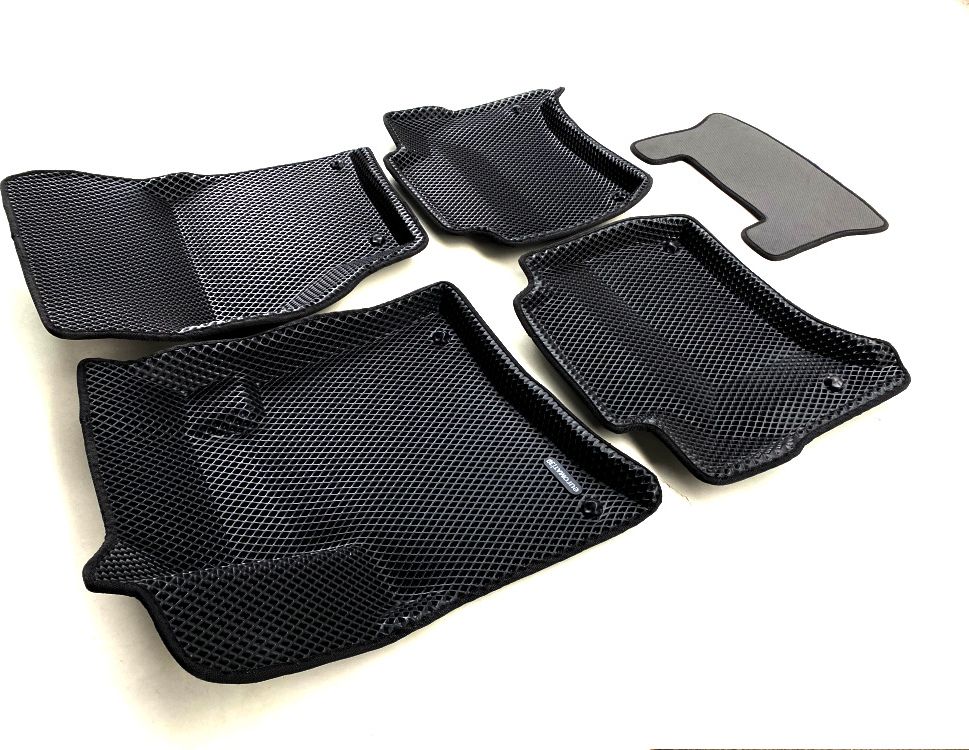 Коврики Euromat 3D EVA для салона Porsche Cayenne II 2010-2014. Артикул EM3DEVA-004101