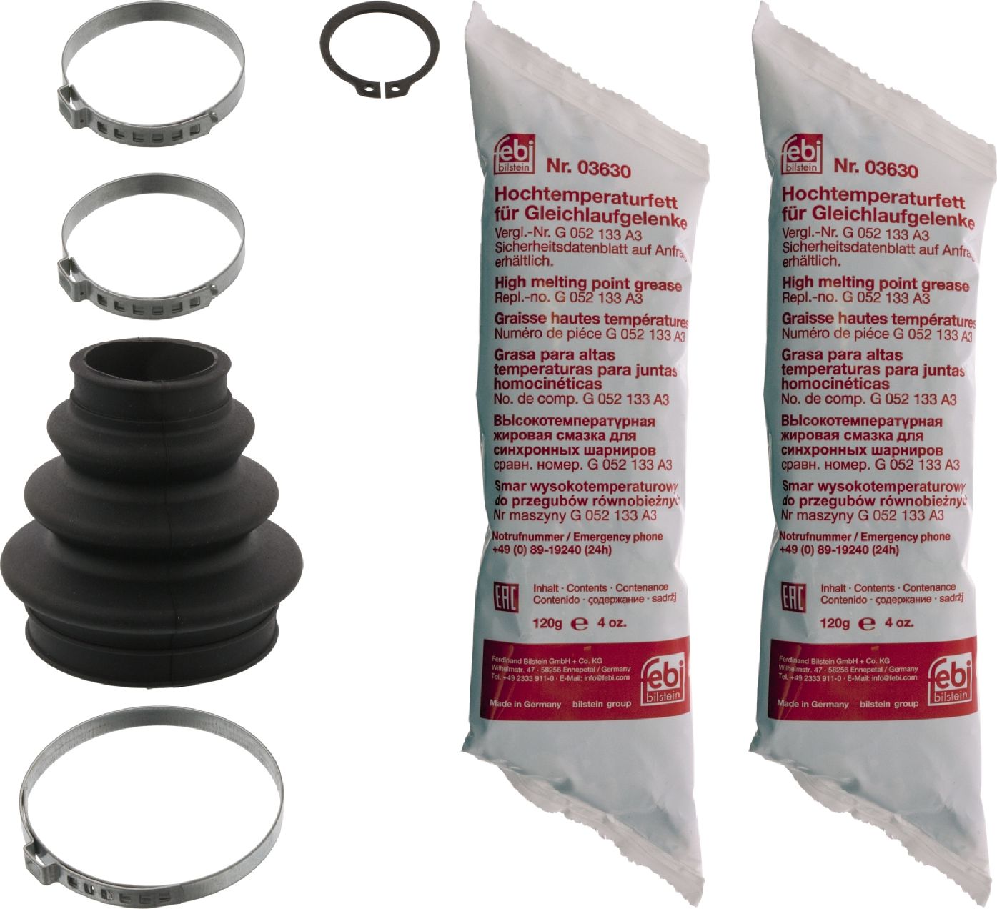 Пыльник ШРУСа наружный Febi Bilstein (резина). Артикул 36558