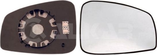 Зеркальное стекло бокового зеркала Alkar. Артикул 6432231