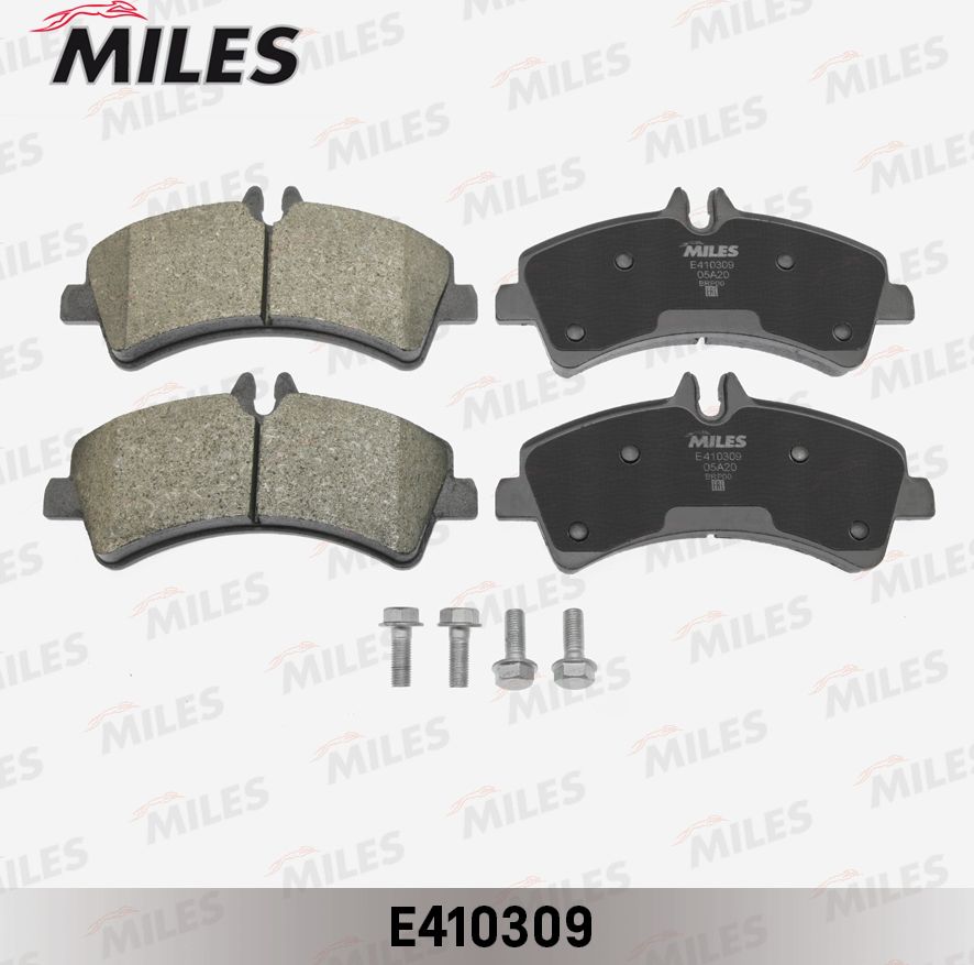 Тормозные колодки Miles (Low-Metallic). Артикул E410309