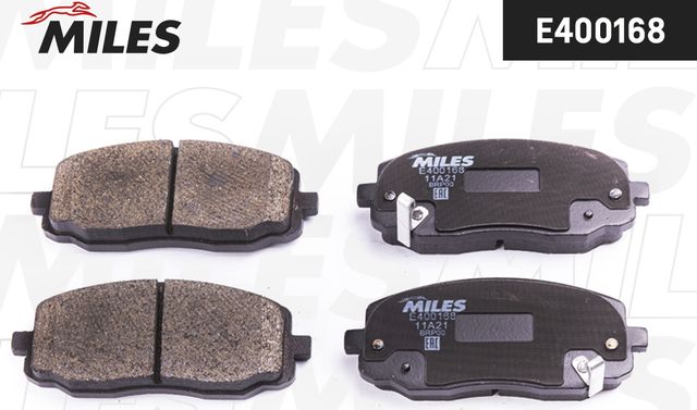 Тормозные колодки Miles (Low-Metallic). Артикул E400168