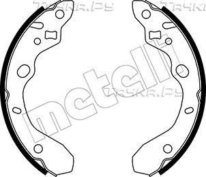 Тормозные колодки Metelli задние для Mazda 323 VI (BJ) 1998-2003. Артикул 53-0214