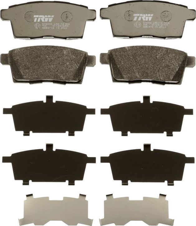 Тормозные колодки TRW COTEC. Артикул GDB3472