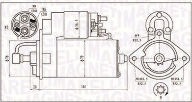 Стартер Magneti Marelli для BMW 3 IV (E46) 2002-2005. Артикул 063720984010