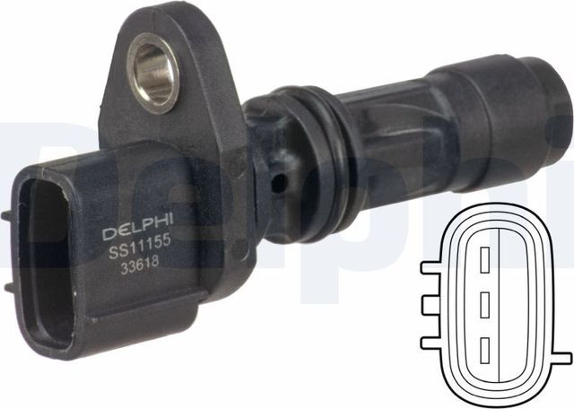 Датчик положения распредвала Delphi. Артикул SS11155