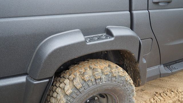 Расширитель колёсной арки 120 мм задний левый (М) АВС-Дизайн (2 части) для УАЗ Pickup 2015-2026. Артикул ABC.UAZ.FFWA.003LM