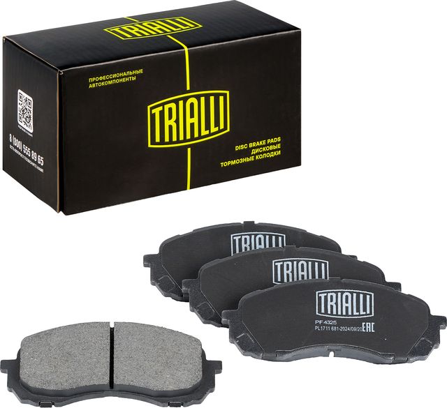 Тормозные колодки Trialli (Low-Metallic). Артикул PF 4325