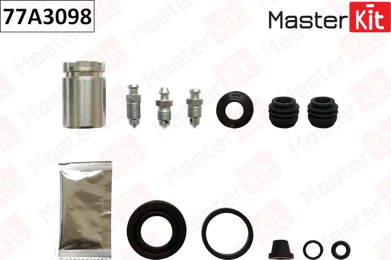 Ремкомплект тормозного суппорта + поршень с механизмом (Master KIT). Артикул 77A3098