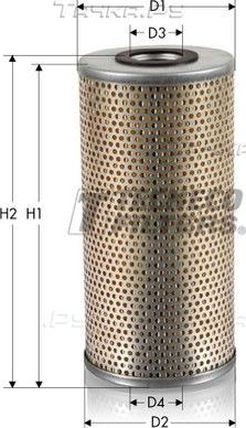 Масляный фильтр  Tecneco Filters для BMW 5 III (E34) 1991-1996. Артикул OL0839